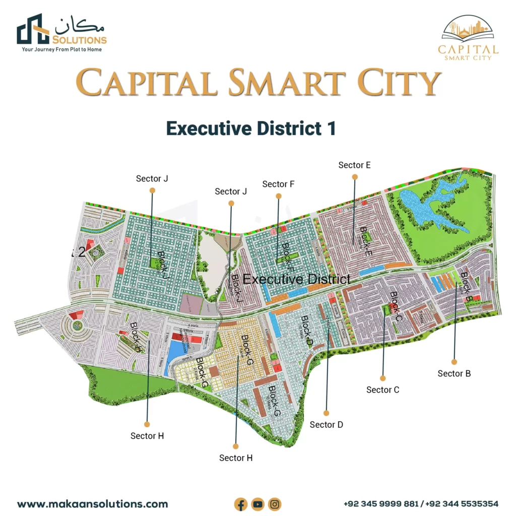 Capital Smart City Executive 1 Map