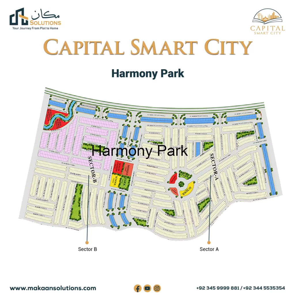 Capital Smart City Harmony Park Map