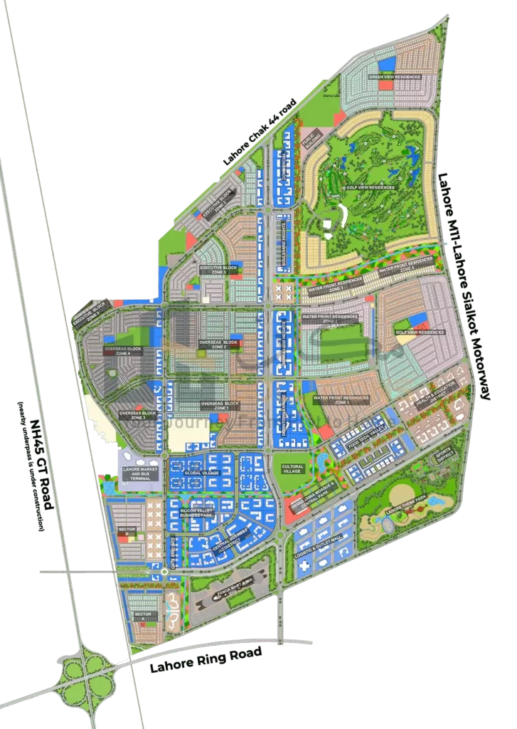 Lahore Smart City Master Plan Map 727x1024.webp