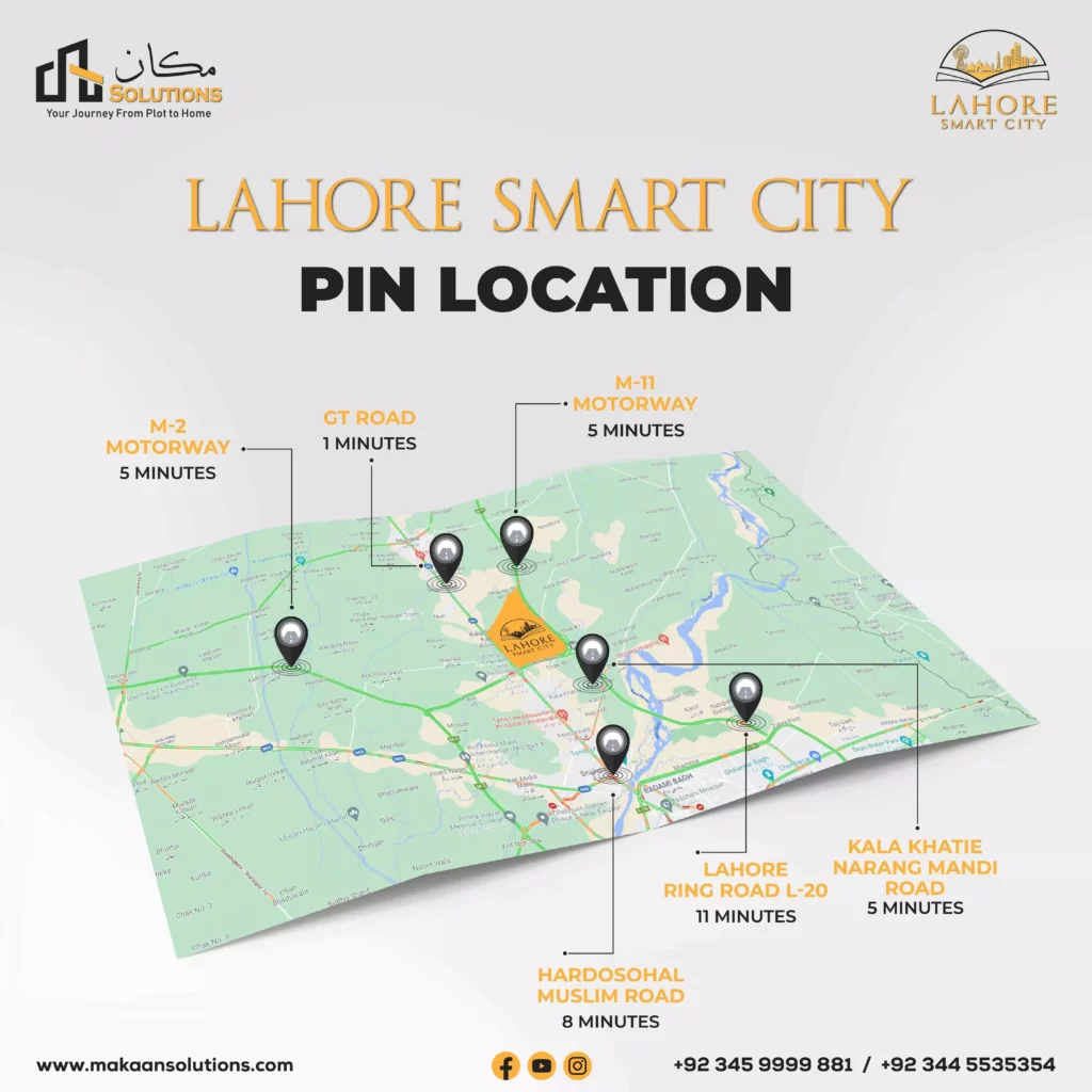 Lahore Smart City location