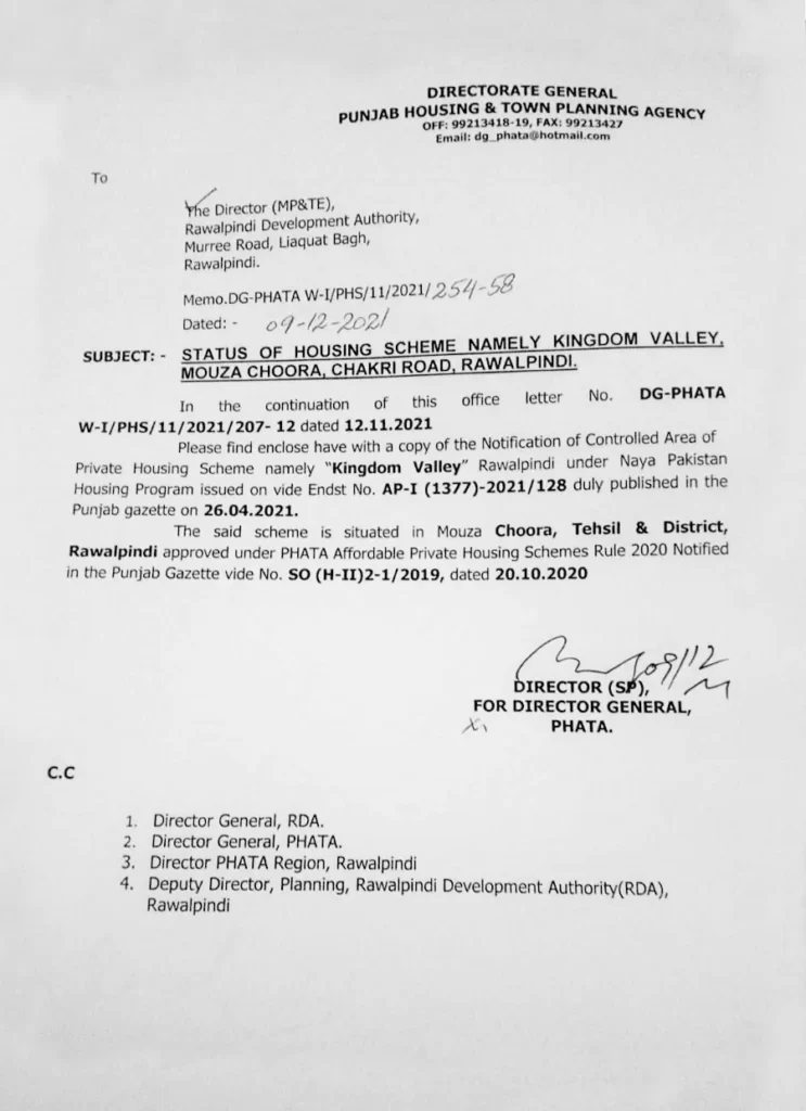 kingdom valley noc letter