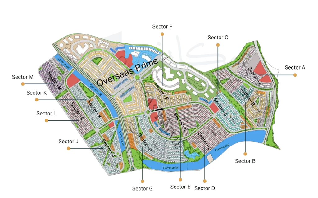 Capital Smart City Overseas Prime Map