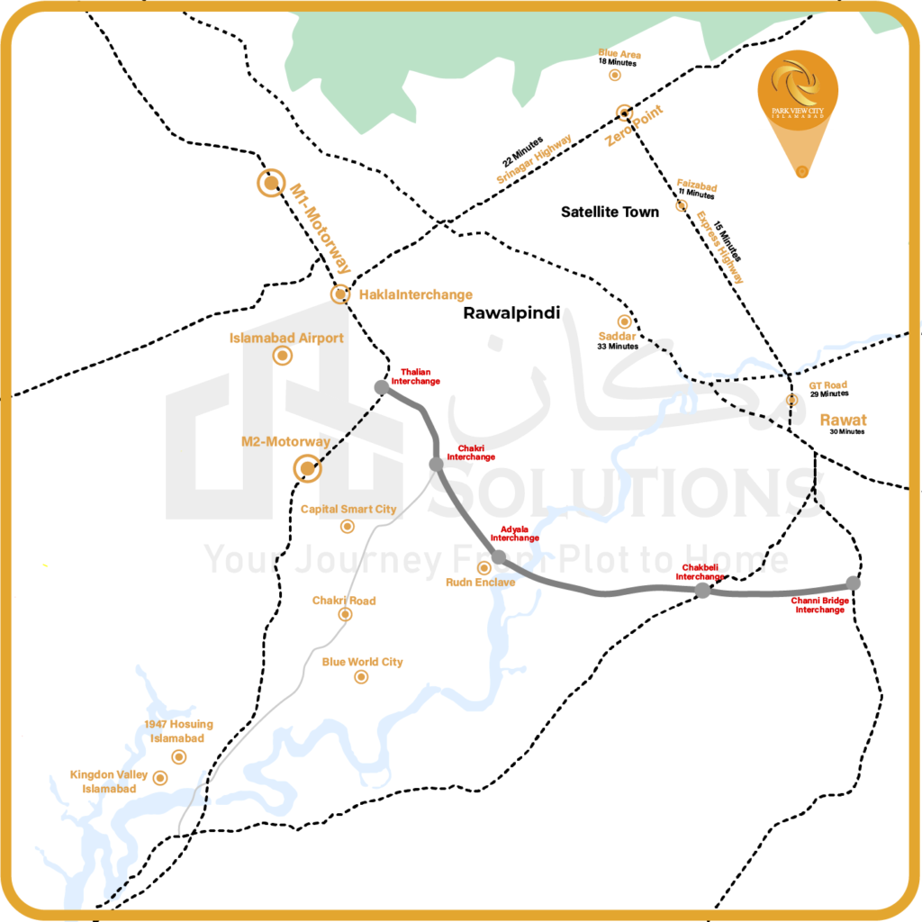 park view city islamabad location