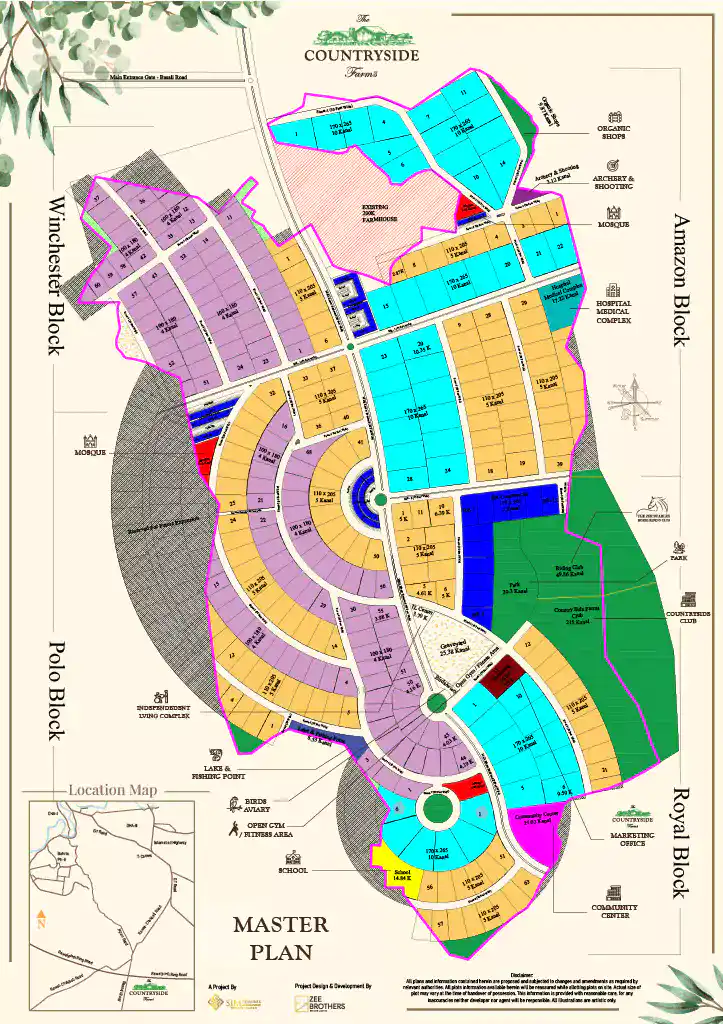 countryside farms Maps