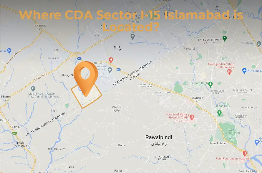 where cda sector-i-15 islamabad is located
