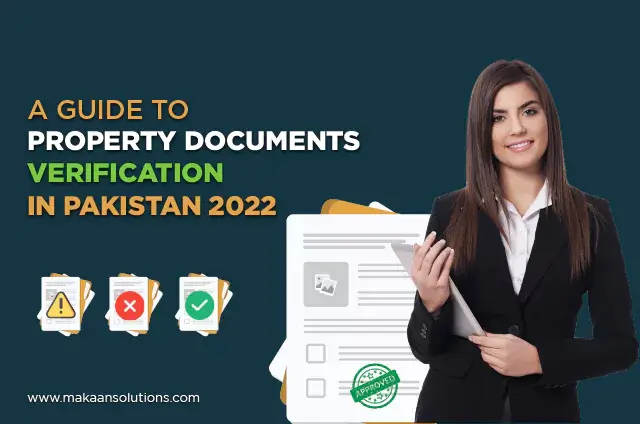 Property Documents Verification in Pakistan 2022