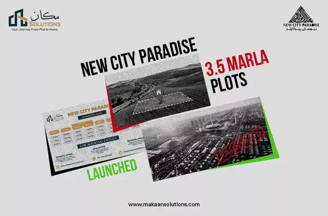 New City Paradise 3.5 Marla Plots
