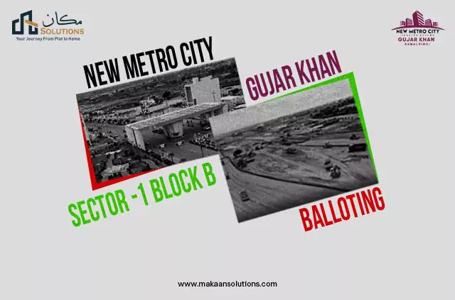 New Metro City Gujar Khan Sector-1 Block B Balloting