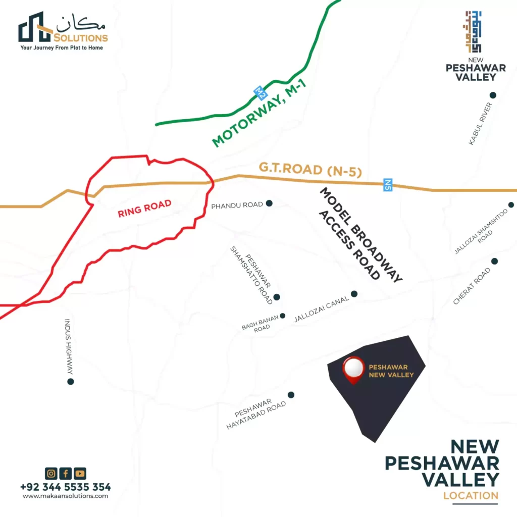 New Peshawar Valley Location Map