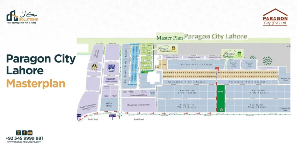 Paragon City Lahore map