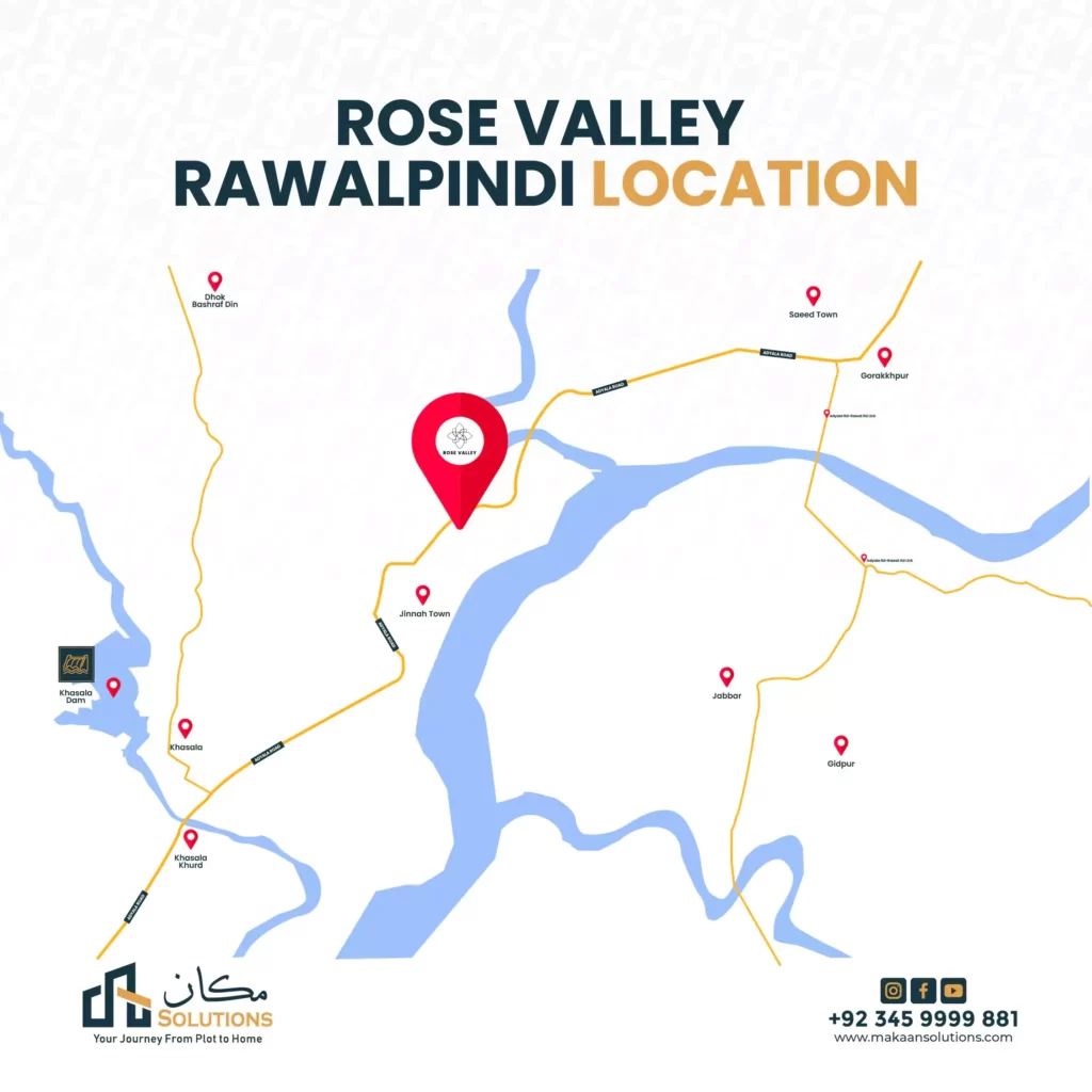 Rose Valley Rawalpindi location