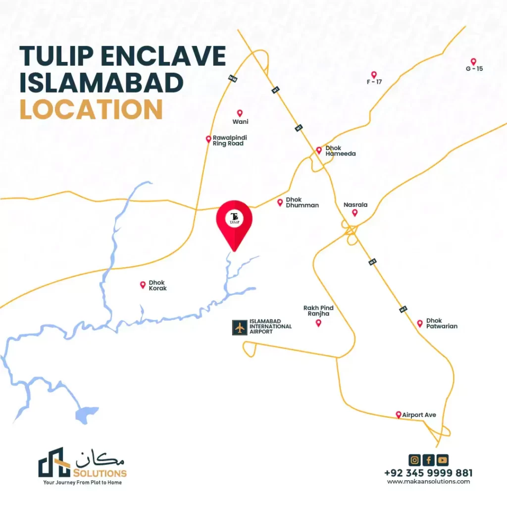 Tulip Enclave Islamabad Location