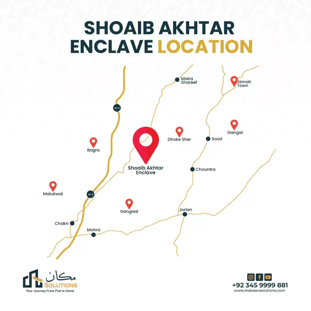 Shoaib Akhtar Enclave location