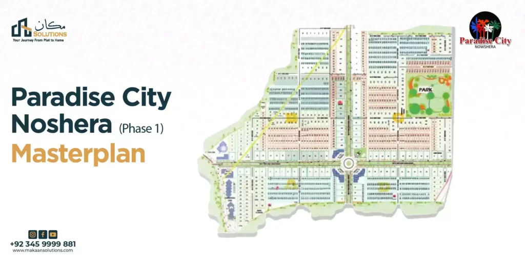 paradise city nowshera map phase 1