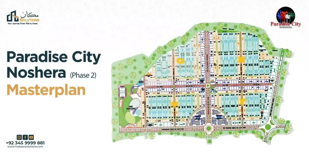 paradise city nowshera map phase 2