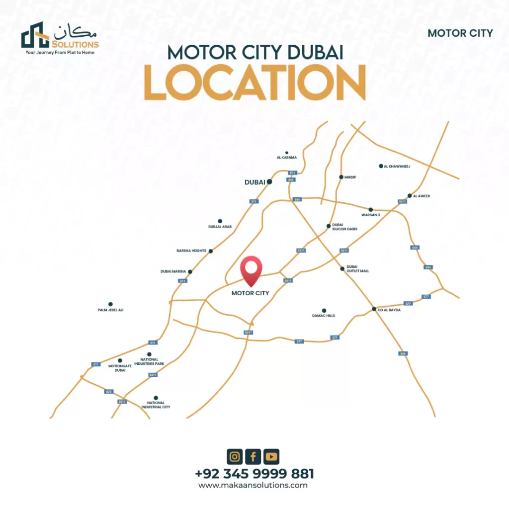 dubai motor city location