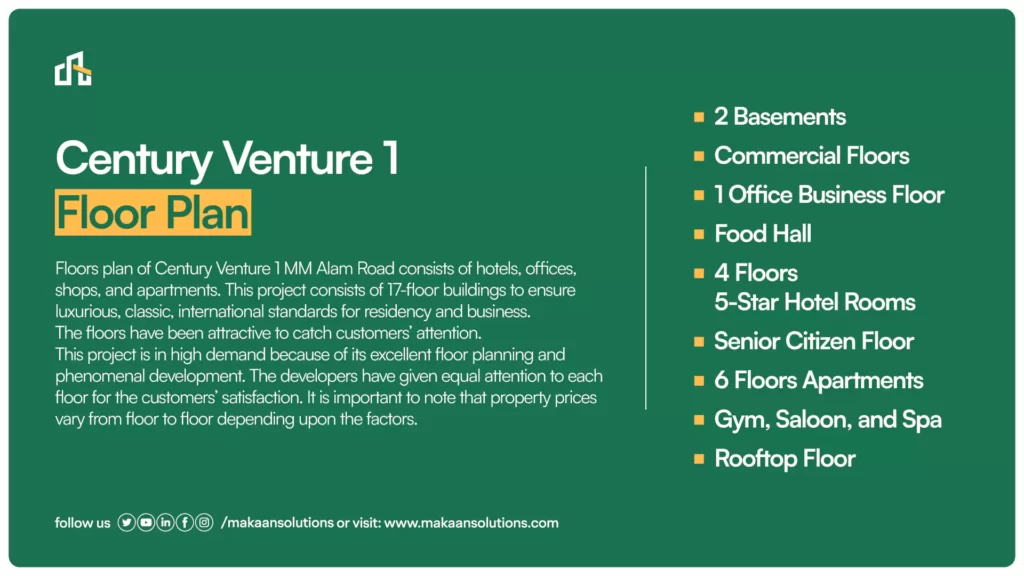 century venture 1 floor plan