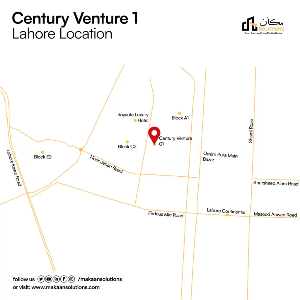 century venture 1 location