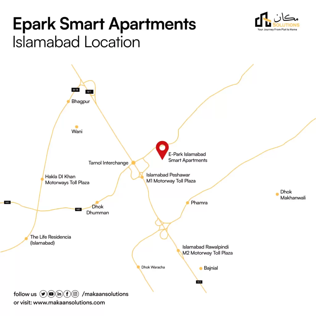 Epark Smart Apartments location