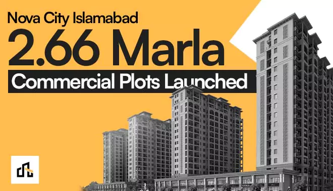 nova city islamabad 2.66 marla commercial plots