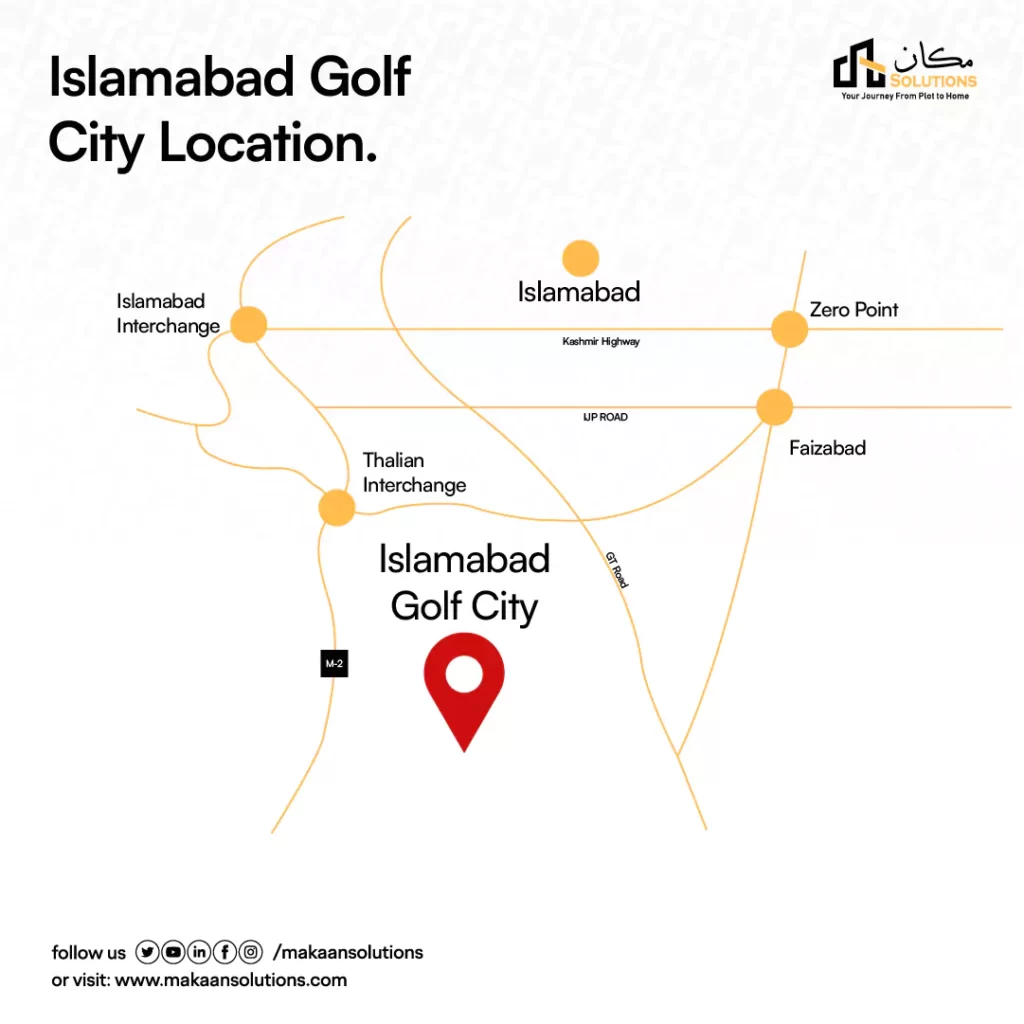 islamabad golf city location