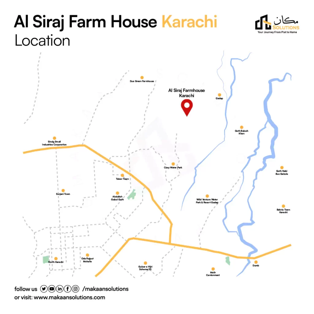 al siraj farmhouse location