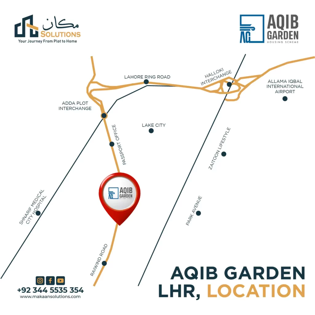 aqib garden lahore location