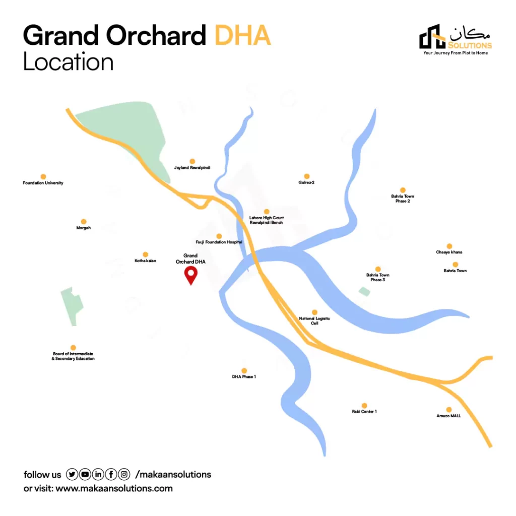 grand orchard dha location