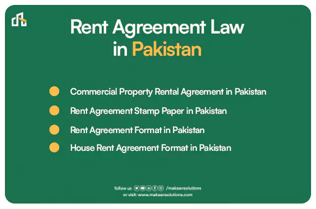 rent agreement law in pakistan