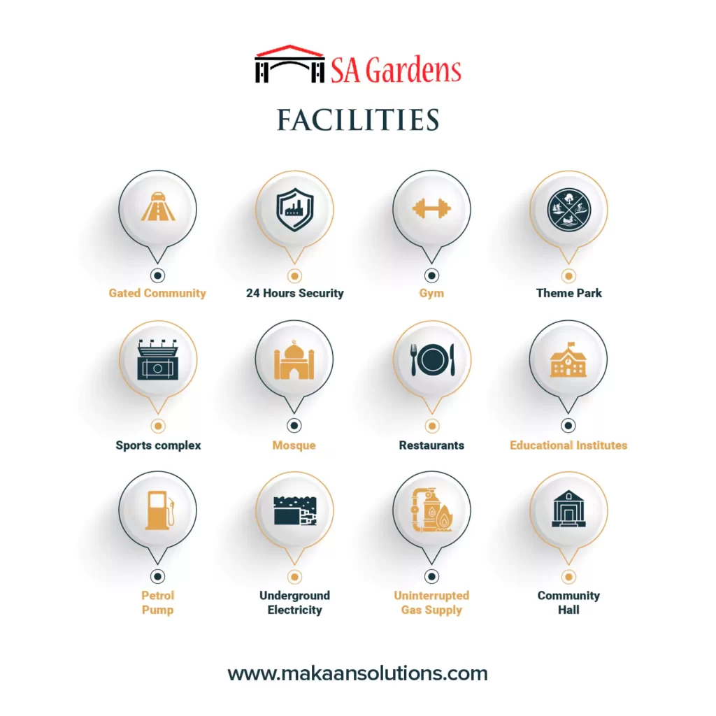 sa gardens lahore facilities