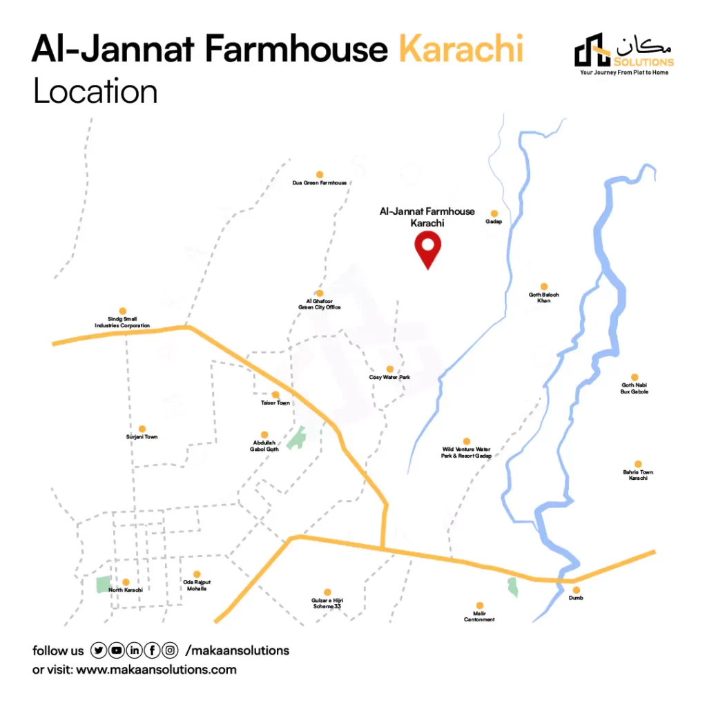 al jannat farmhouse location