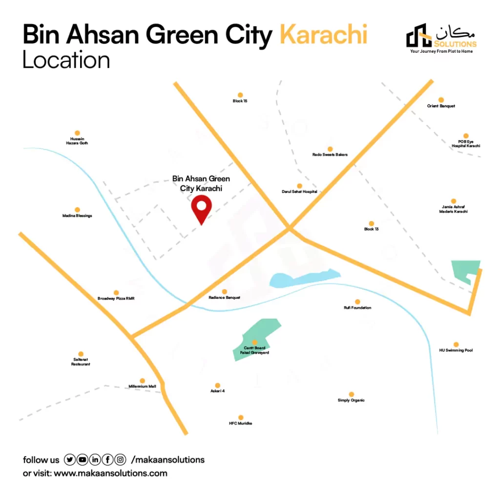 bin ahsan green city location