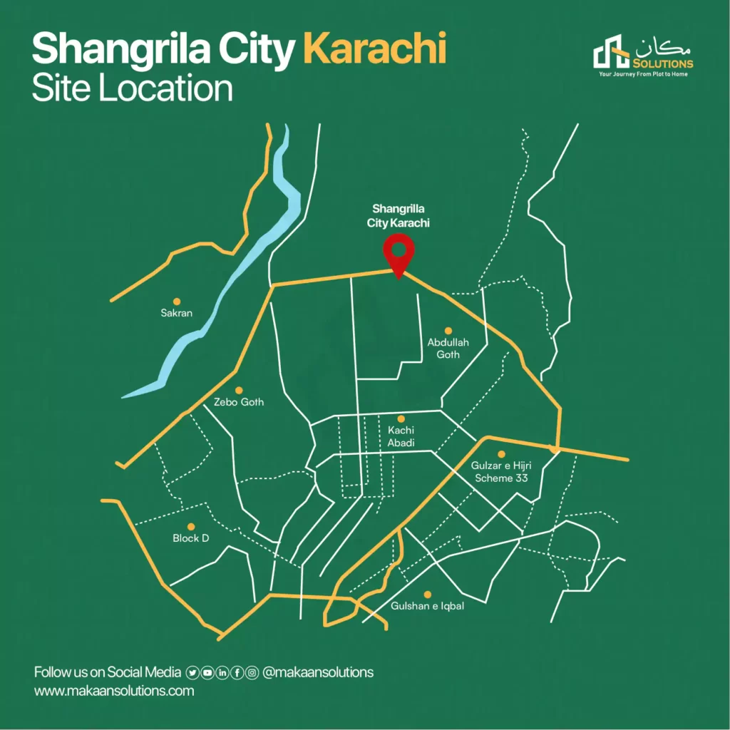 shangrila city karachi location