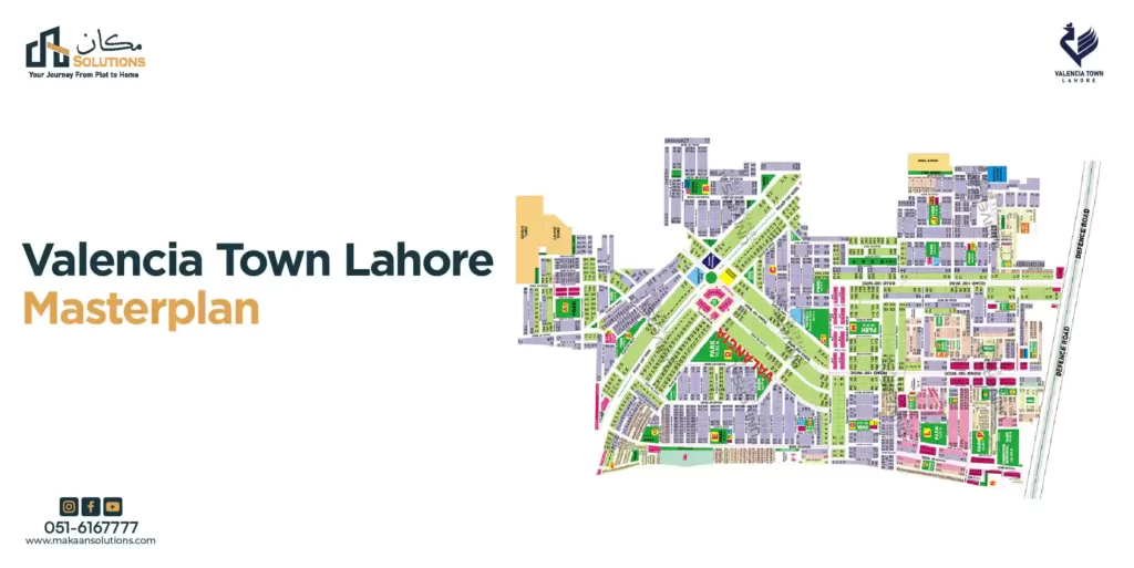 valencia town lahore master plan