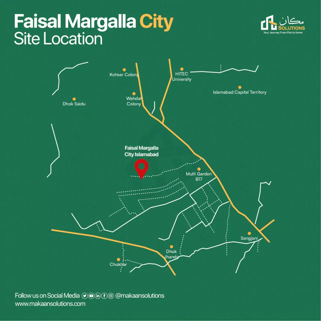 faisal margalla city location