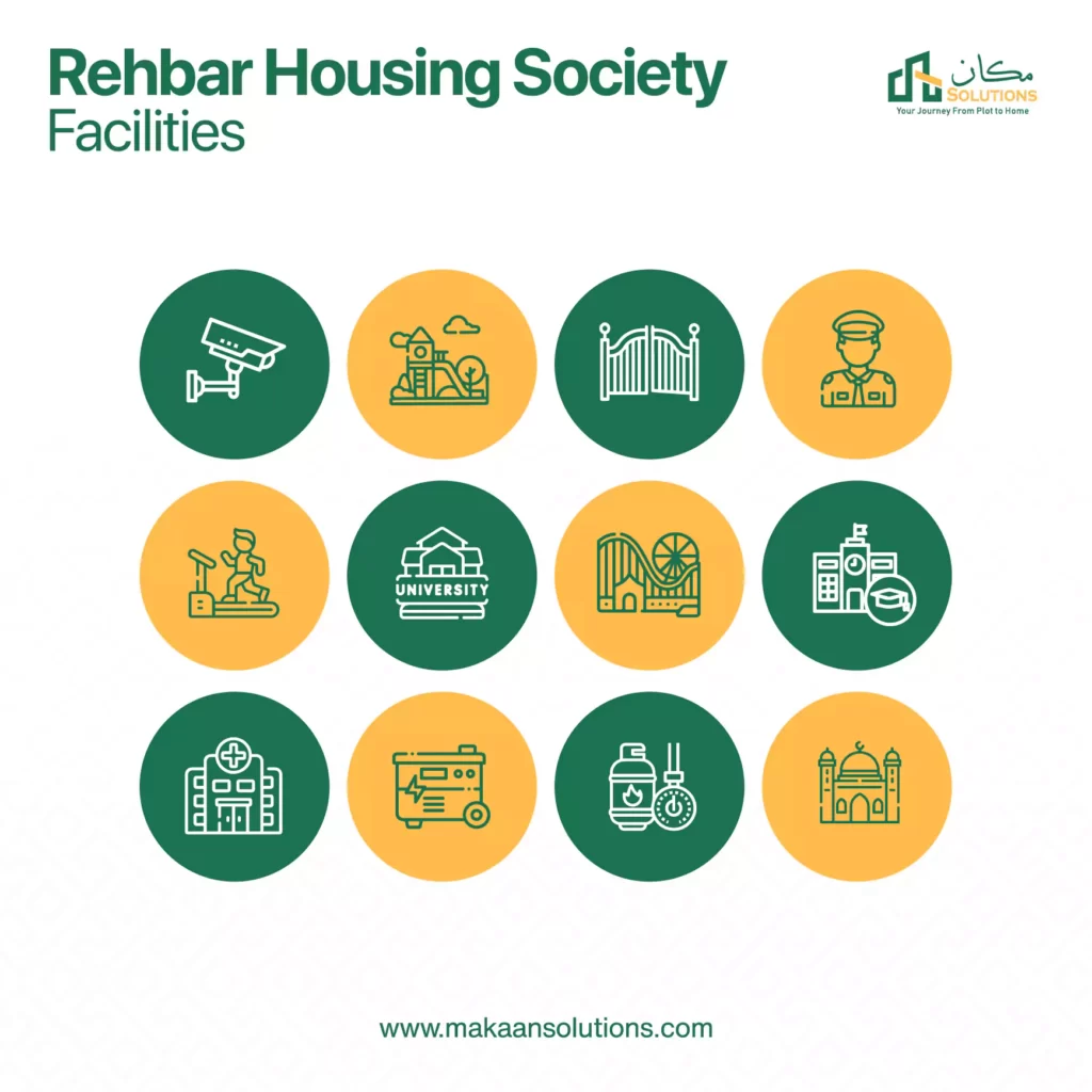 rehbar housing society facilities