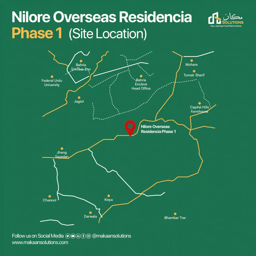 Nilore Overseas Residencia Phase 1 Location