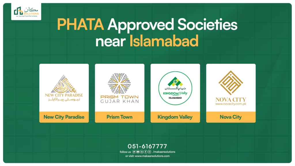 PHATA Approved Societies near Islamabad