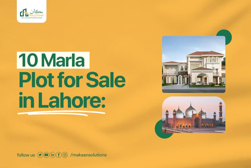 10 marla plot for sale in lahore