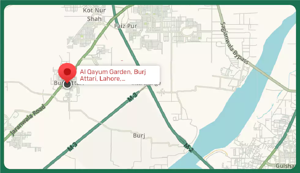 Al Qayyum Garden Map