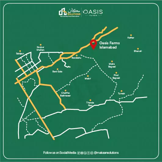 Oasis Farms Islamabad Location