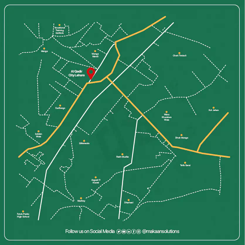 al qadir city lahore location al qadir city lahore location