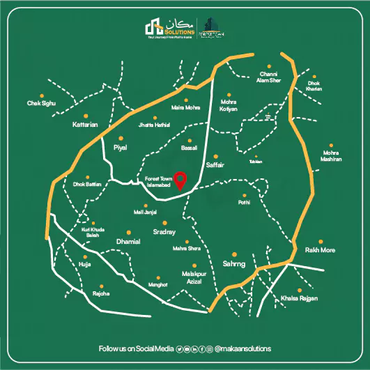 forest town islamabad location