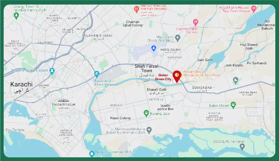 gohar green city map