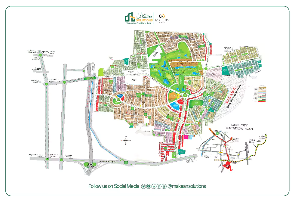 lake city lahore master plan