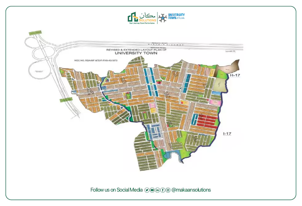 university town islamabad master plan