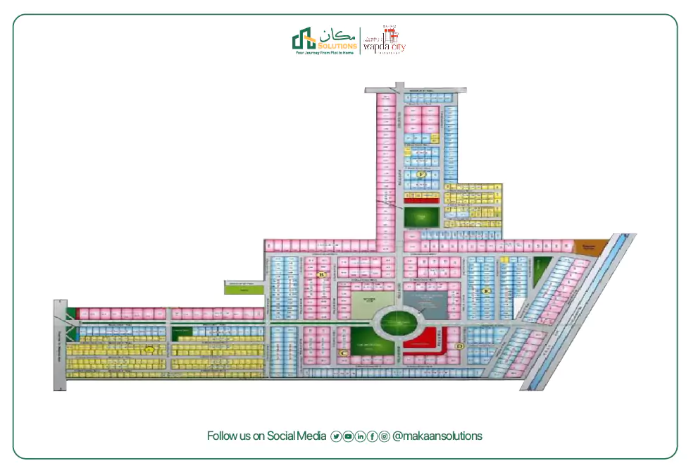 wapda town faisalabad master plan