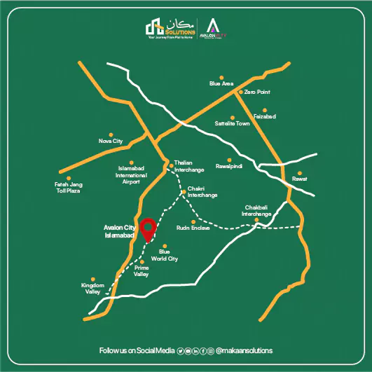 avalon city islamabad location