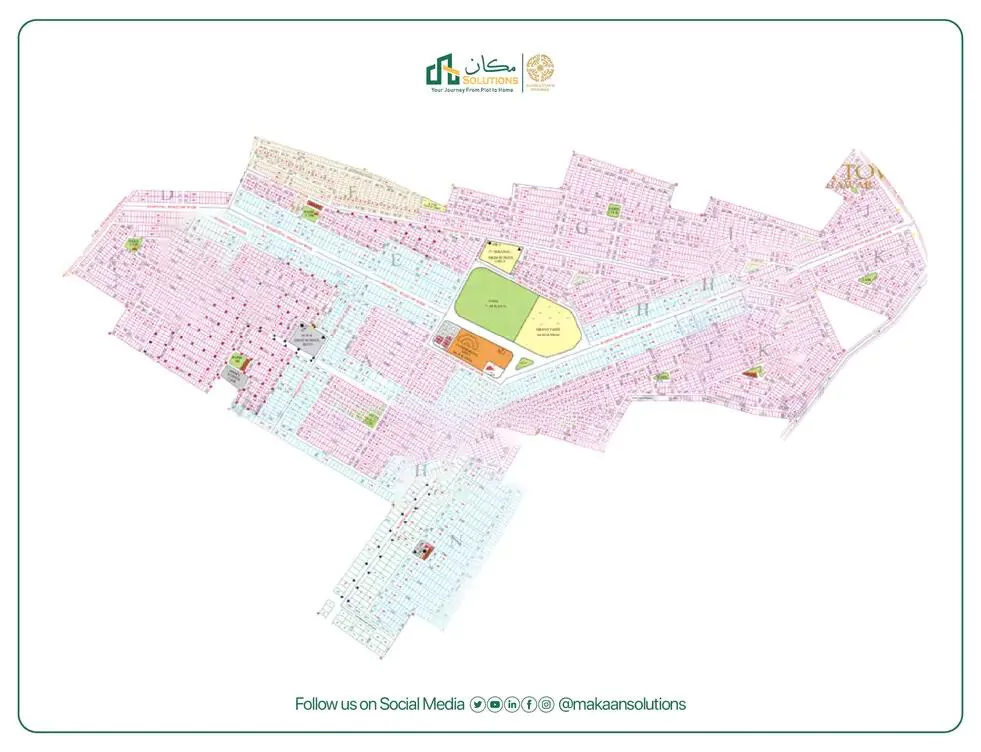 bahria town peshawar master plan