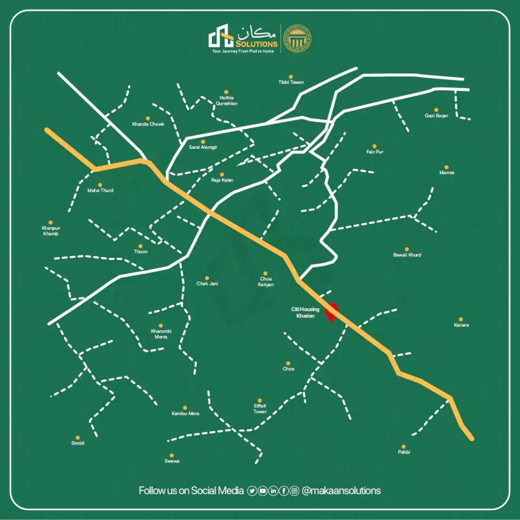 citi housing kharian location